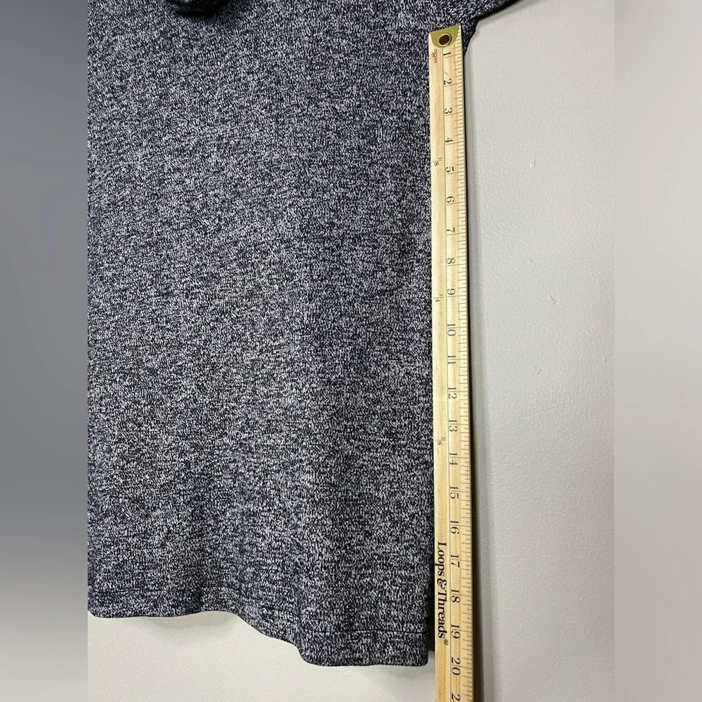 Athleta knit cardigan tunic sweater with pockets‎ size small black white - Picture 7 of 9